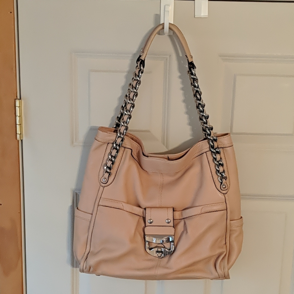 B. Makowsky leather shoulder bag